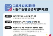 고유가 피해지원금, 서울사랑상품권으로 신청하고 48만 가맹점에서 사용하세요!